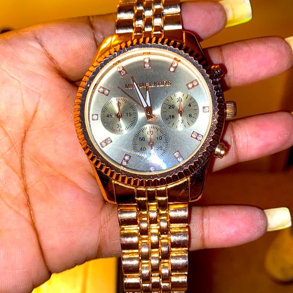 Gold Unisex Michael Kors Watch - Picture 1 of 4